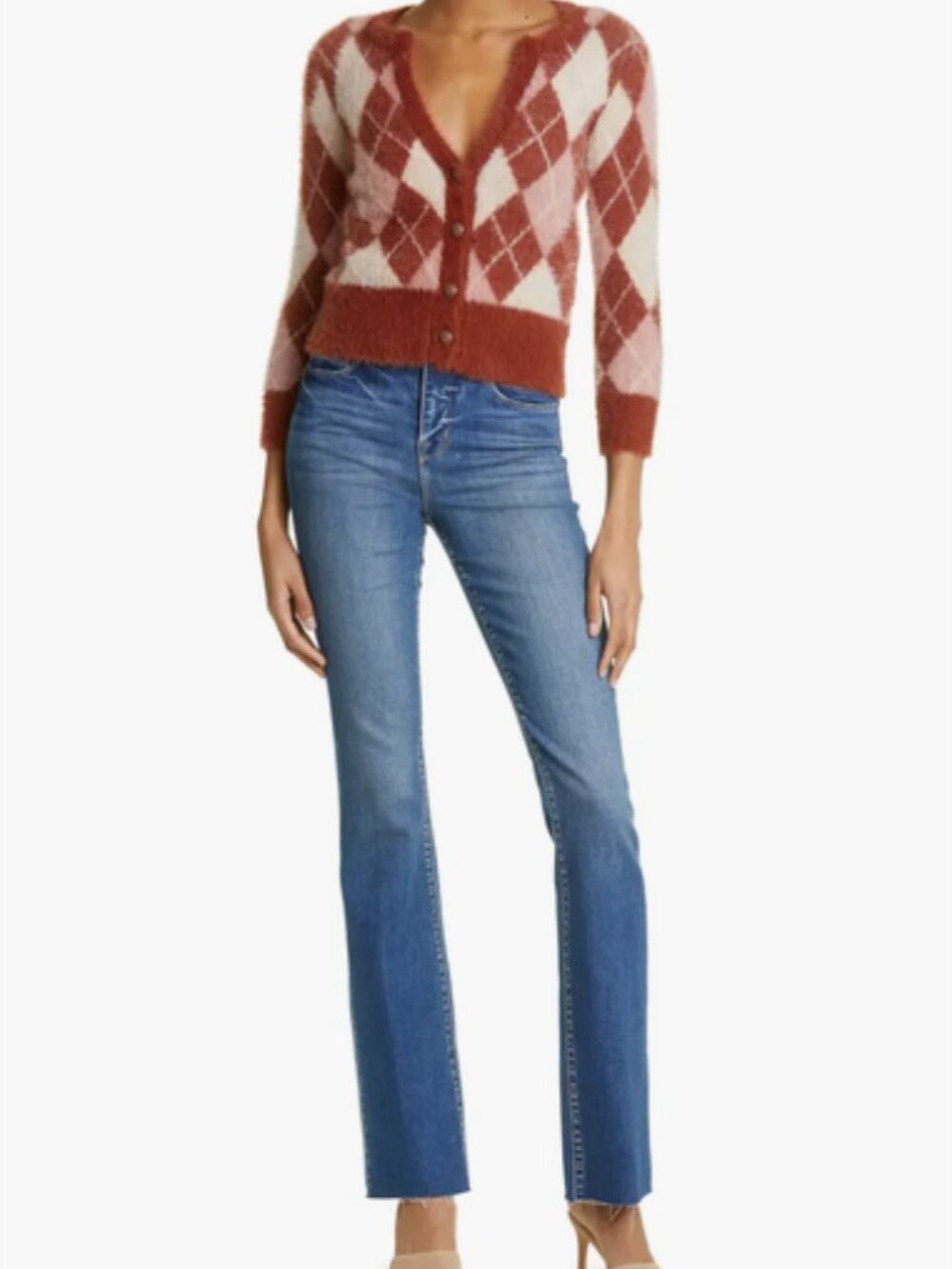 L'AGENCE Les Petites Ruth Raw Hem Jeans in size 23